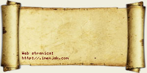 Jana Miković vizit kartica